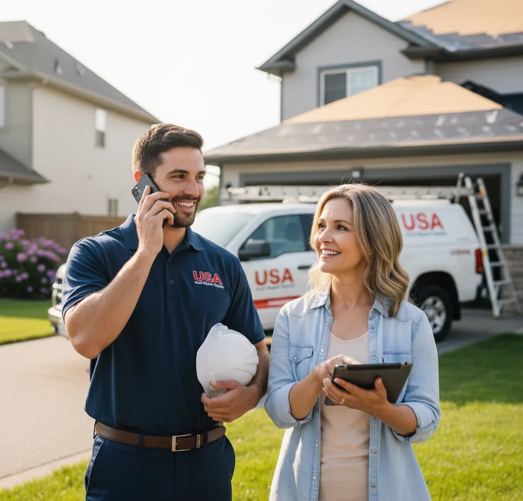 USA Roof Repair Experts customer support in Goode